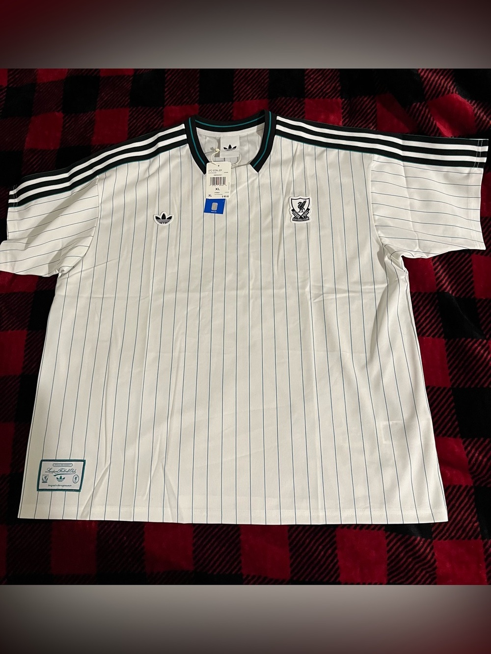NWT Adidas LIVERPOOL FC TERRACE ICONS JERSEY Men’s Sz XL